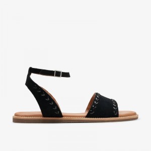 Black Suede Clarks Maritime May | CLKS-84934