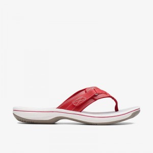 Red Synthetic Clarks Breeze Sea | CLKS-84899